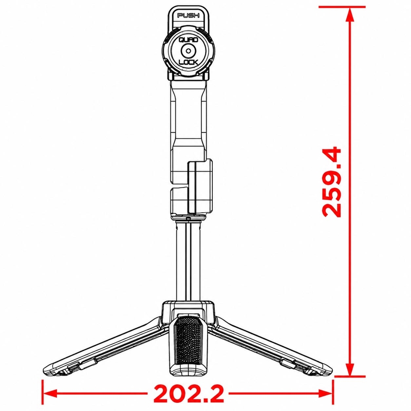Statyw Quad Lock® czarny