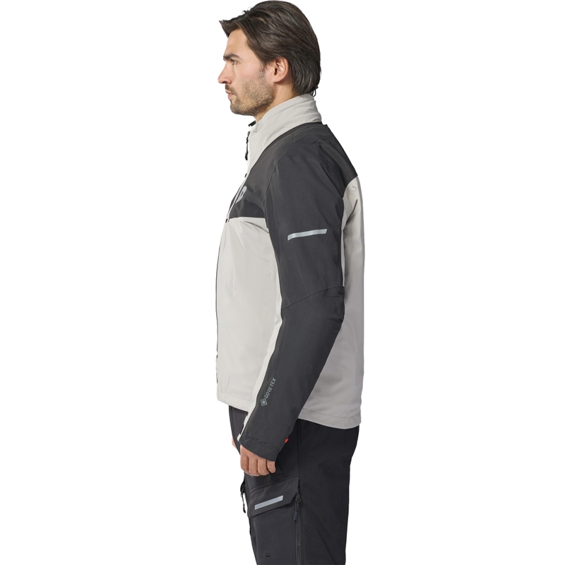 Kurtka motocyklowa Revit Defender 4 GTX antracytowo-czerwona