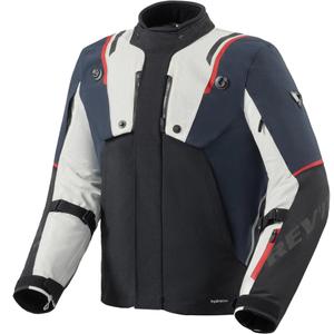 Kurtka motocyklowa Revit Fractal H2O niebiesko-biała