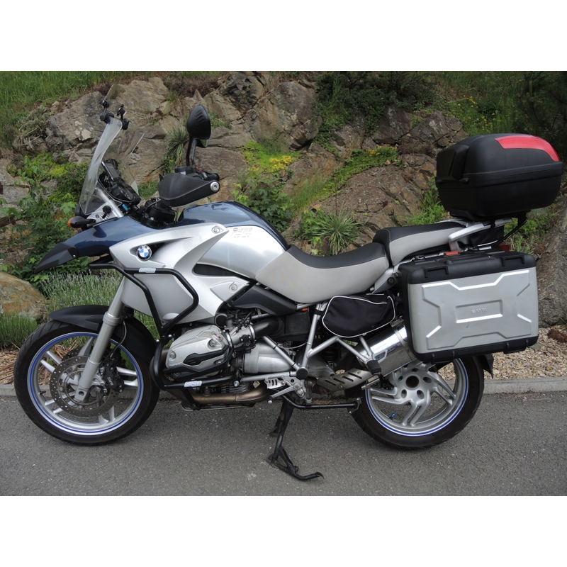 Engine guards RDMOTO black upper + lower for BMW R 1200 GS 2004-2007
