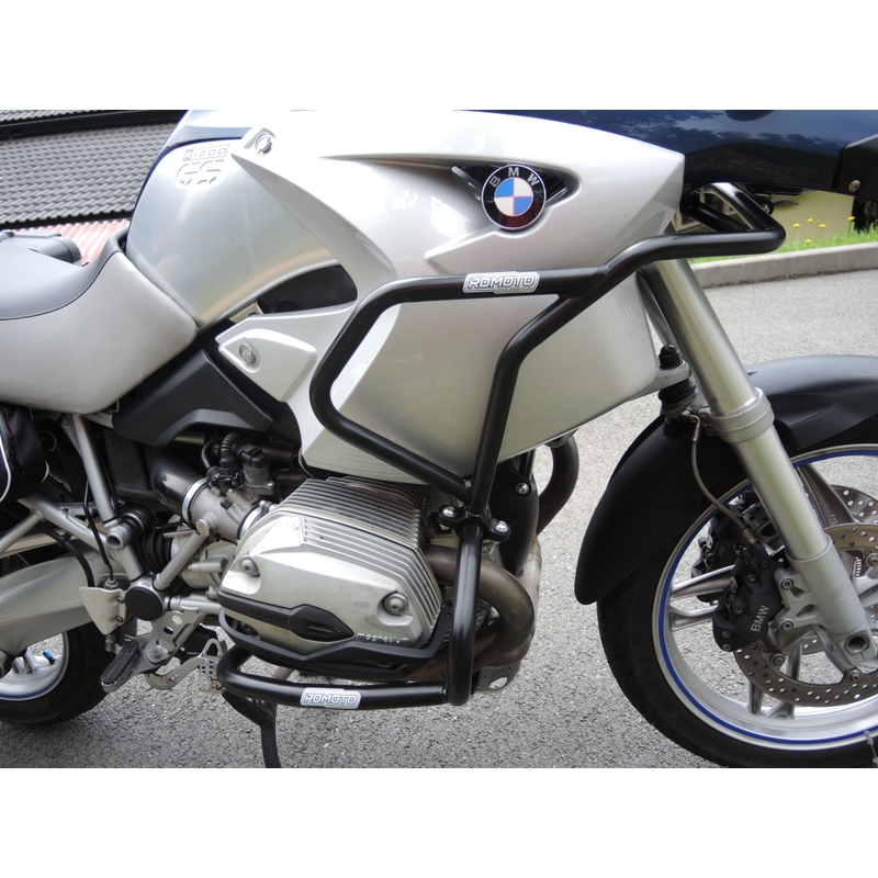 Engine guards RDMOTO black upper + lower for BMW R 1200 GS 2004-2007