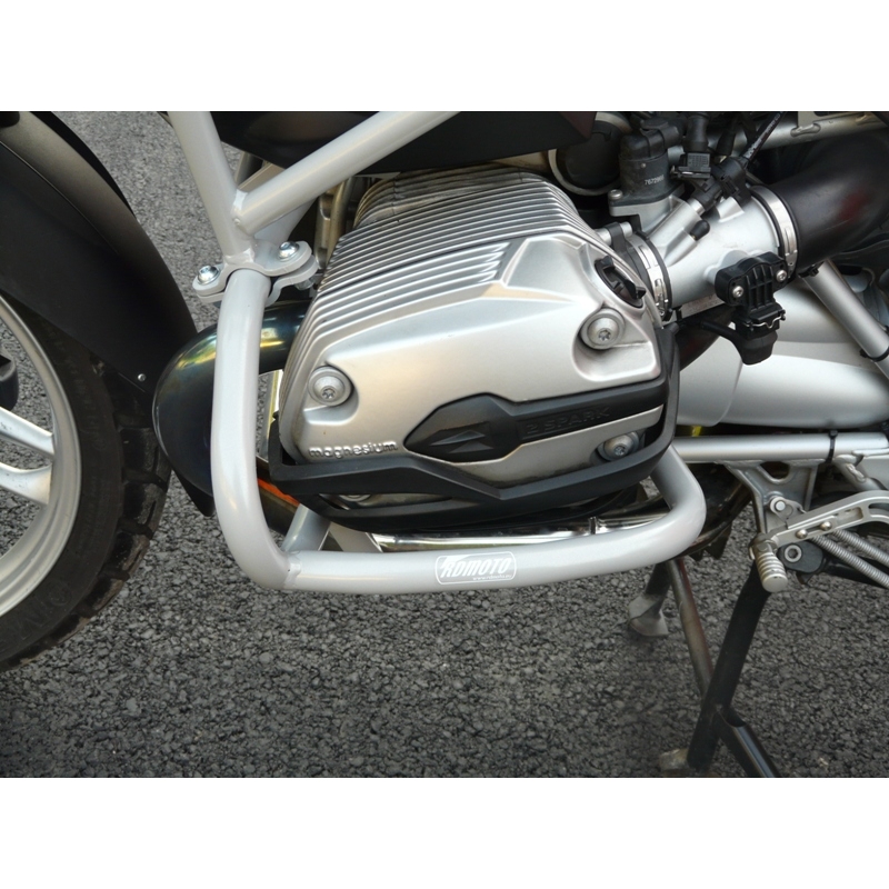 Engine guards RDMOTO silver upper + lower