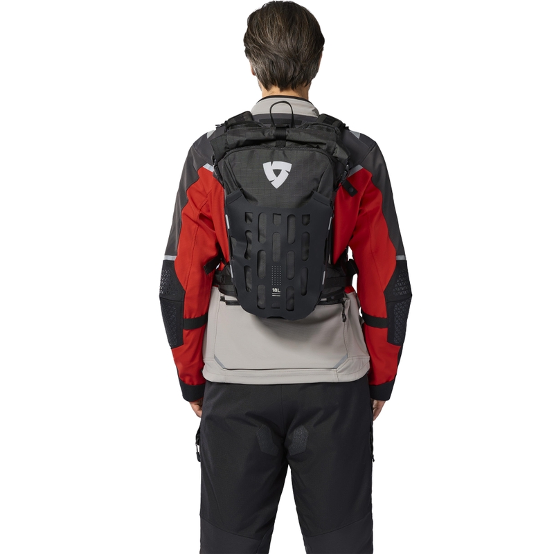Plecak motocyklowy Revit Bauxite H2O szaro-czarny 18 l