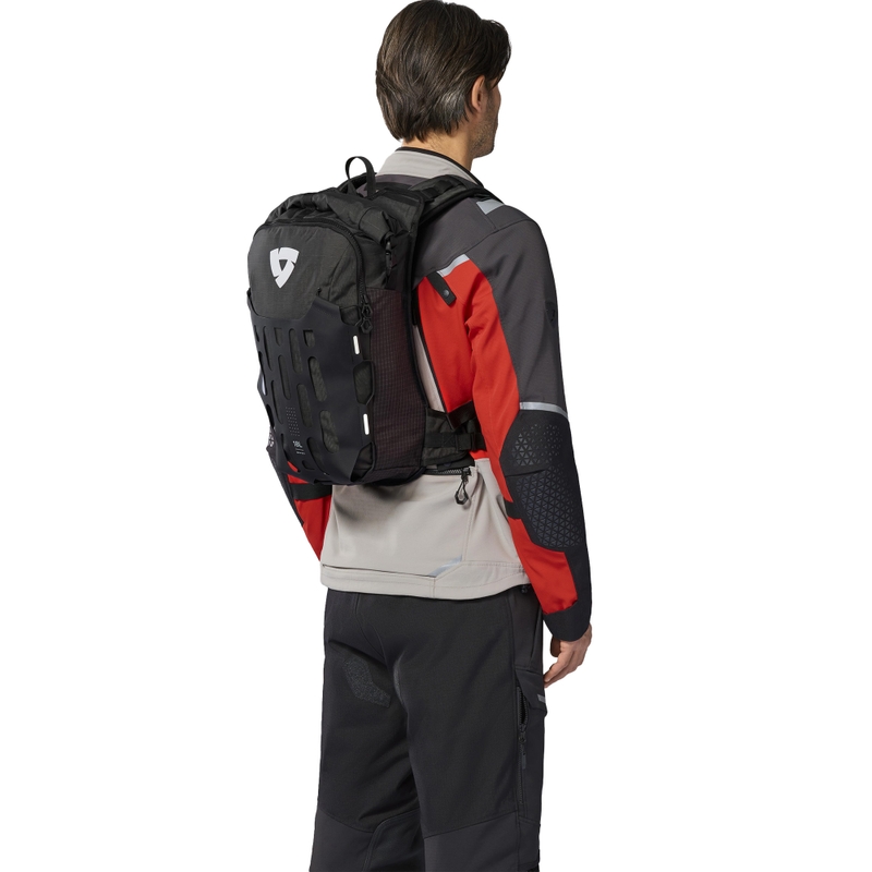 Plecak motocyklowy Revit Bauxite H2O szaro-czarny 18 l