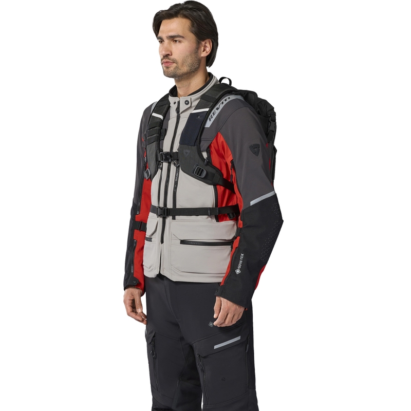 Plecak motocyklowy Revit Bauxite H2O szaro-czarny 18 l