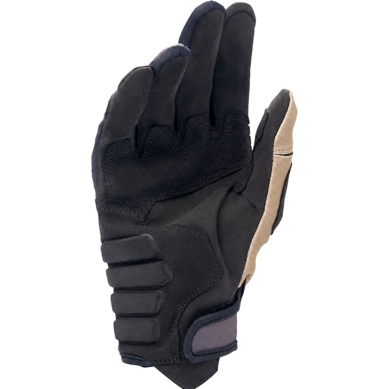 Rękawiczki motocrossowe Alpinestars Techdura w kolorze czarno-brązowo-fluoczerwonym