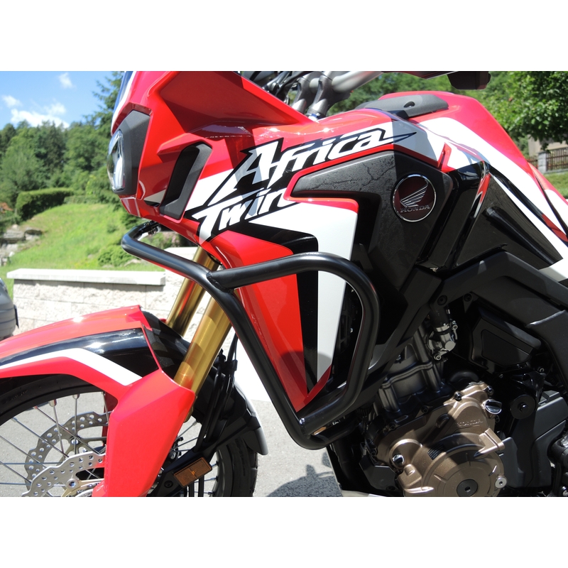 Engine guards RDMOTO matt black upper for HONDA CRF 1000 L Africa Twin 2016-2019