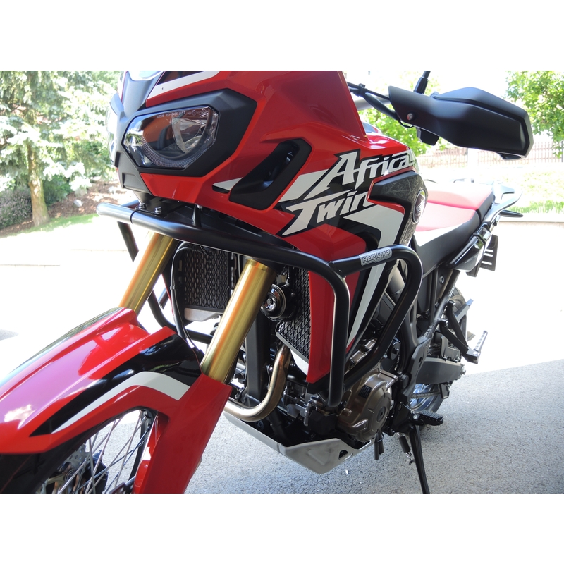 Engine guards RDMOTO matt black upper for HONDA CRF 1000 L Africa Twin 2016-2019