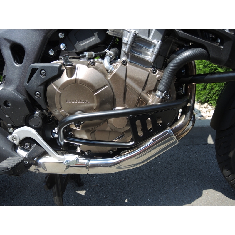 Engine guards RDMOTO matt black upper + lower for HONDA CRF 1000 L Africa Twin 2016-2019