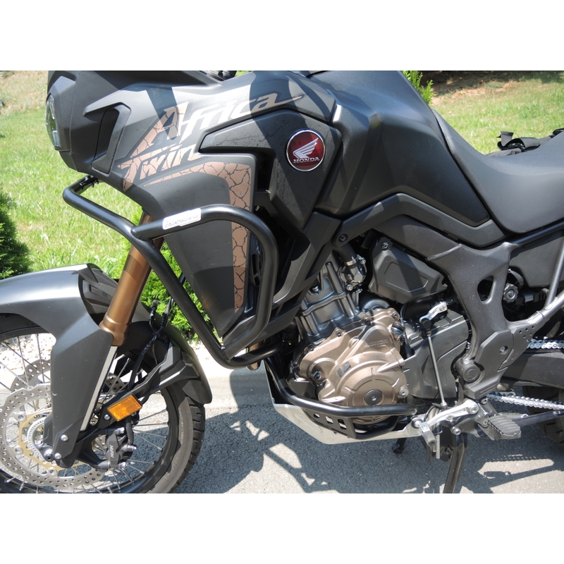 Engine guards RDMOTO matt black upper + lower for HONDA CRF 1000 L Africa Twin 2016-2019