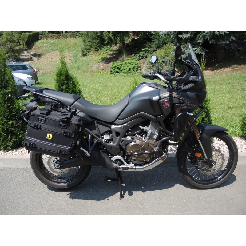 Engine guards RDMOTO matt black upper + lower for HONDA CRF 1000 L Africa Twin 2016-2019