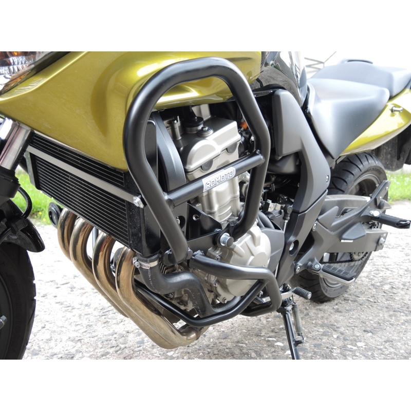 Engine guards RDMOTO matt black upper + lower for HONDA CBF 600 / S 2008-2012