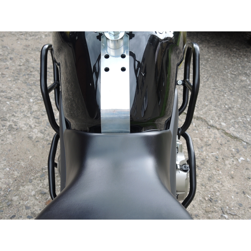 Engine guards RDMOTO matt black upper + lower for HONDA CBF 600 / S 2008-2012