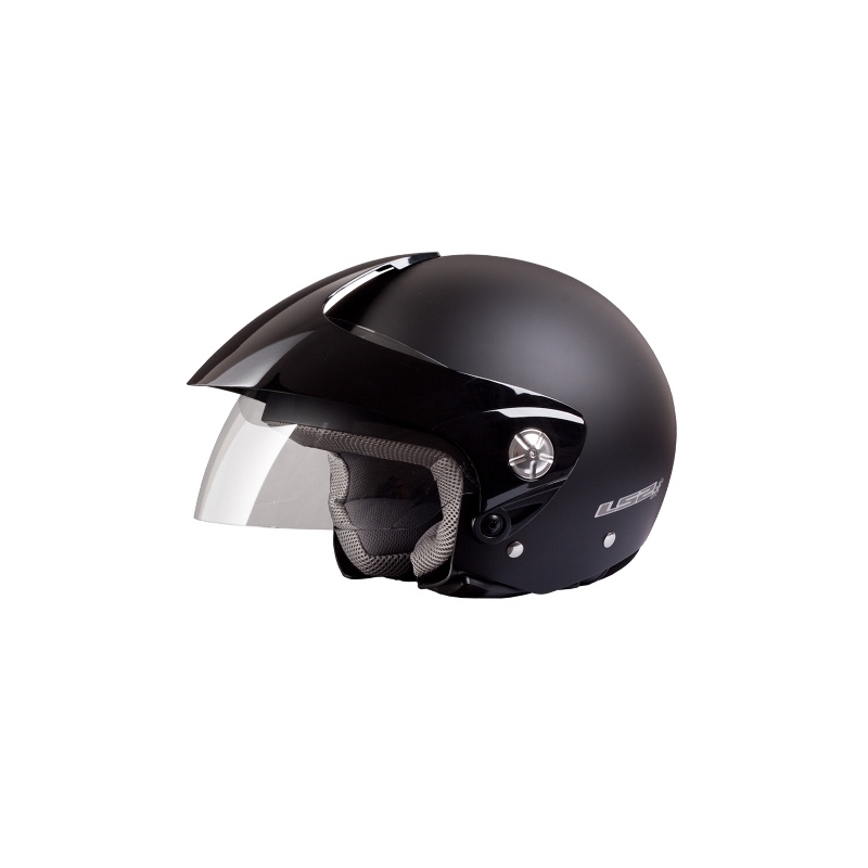 Kask LS2 OF518 motocykla otworzył Midway czarny matowy