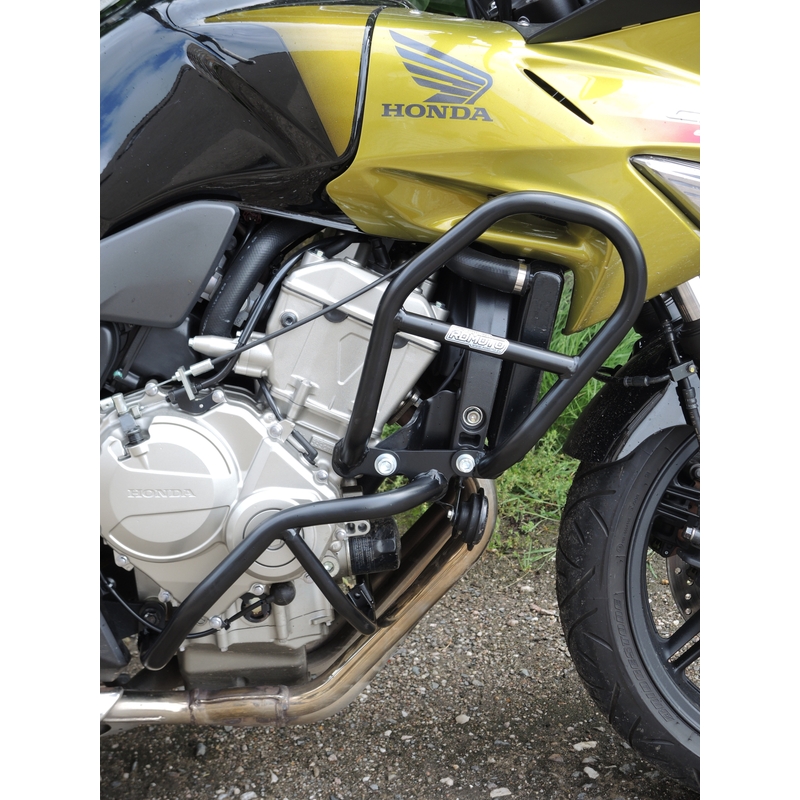 Engine guards RDMOTO matt black upper + lower for HONDA CBF 600 / S 2008-2012