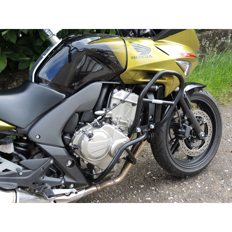 Engine guards RDMOTO matt black upper + lower for HONDA CBF 600 / S 2008-2012