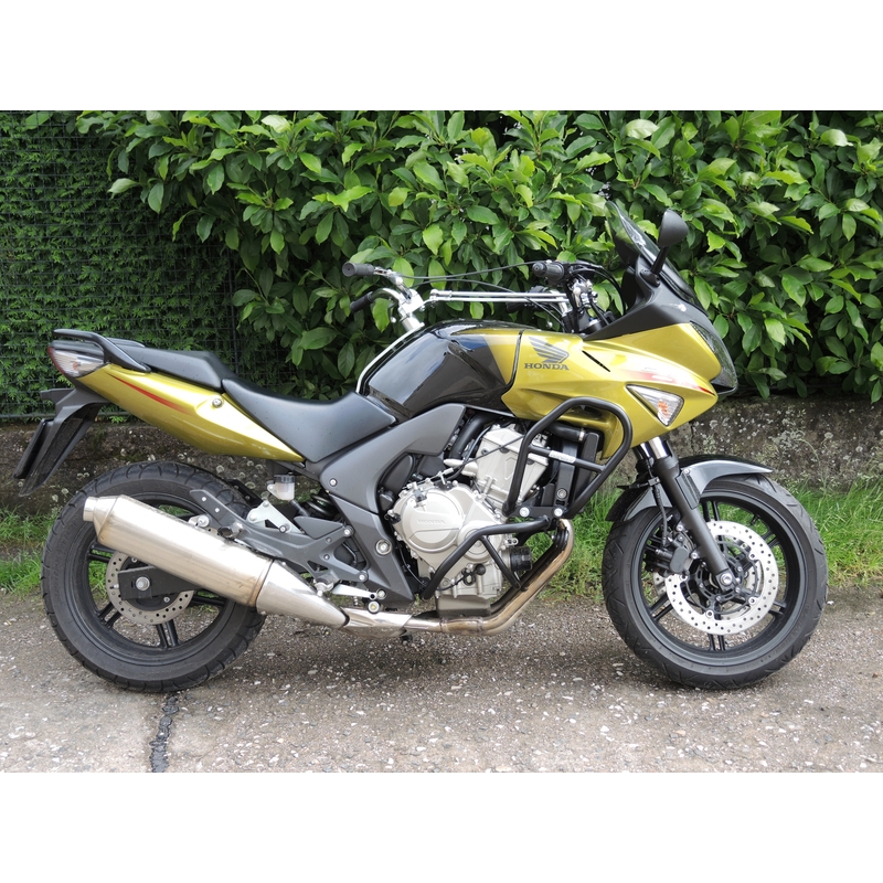 Engine guards RDMOTO matt black upper + lower for HONDA CBF 600 / S 2008-2012
