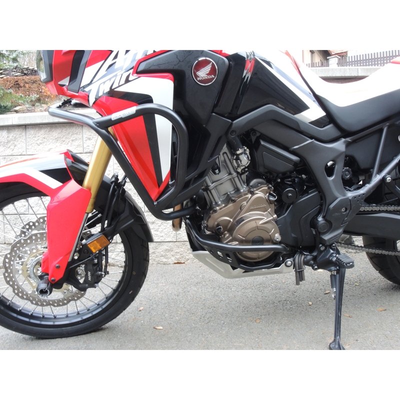 Engine guards RDMOTO black upper + lower for HONDA CRF 1000 L Africa Twin 2016-2018