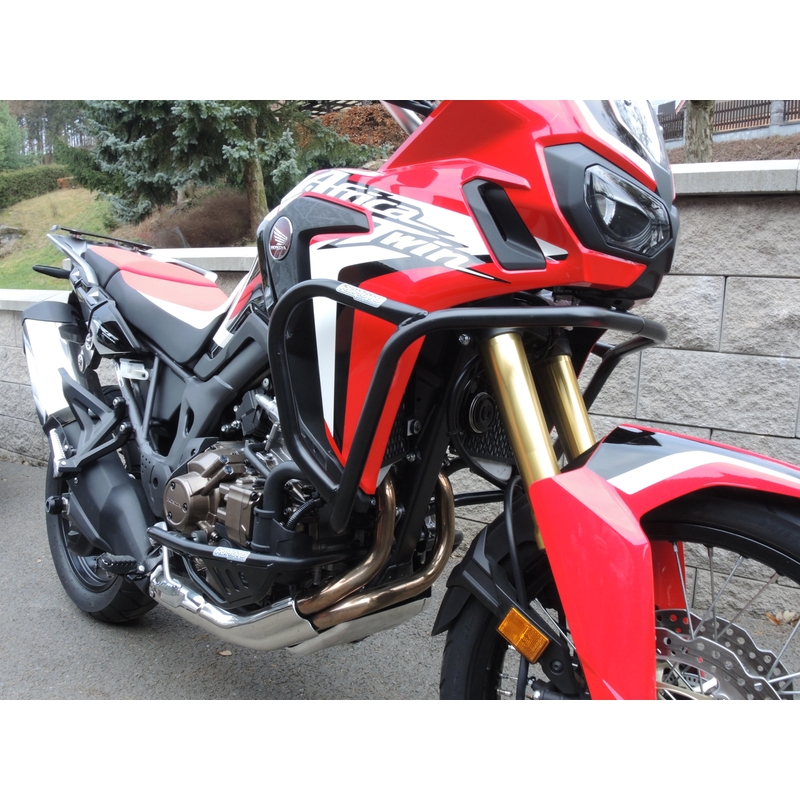 Engine guards RDMOTO black upper + lower for HONDA CRF 1000 L Africa Twin 2016-2018