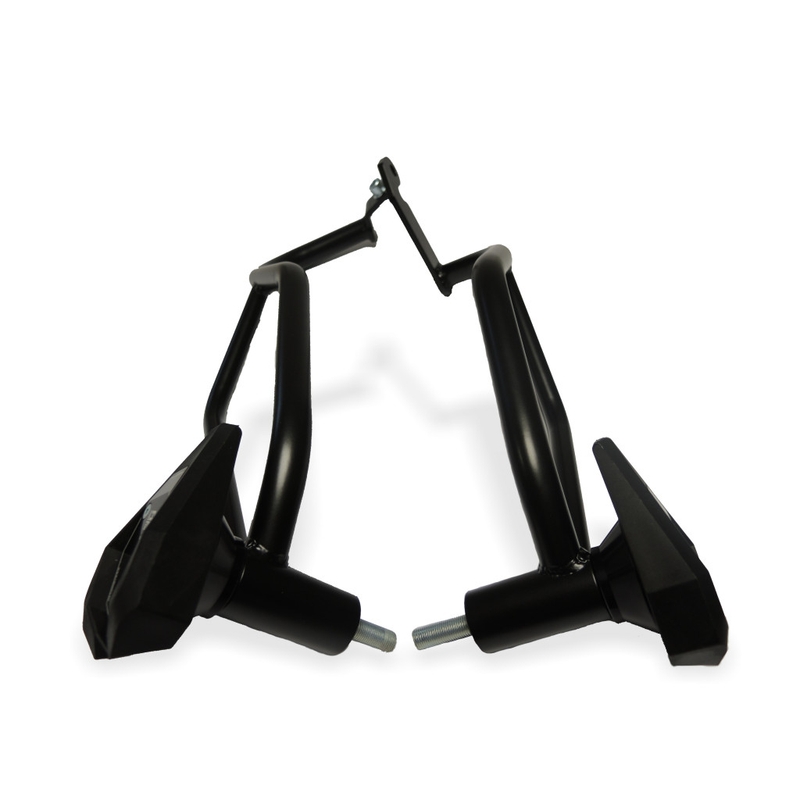 Engine guards RDMOTO matt black with slider SL01 for YAMAHA MT-07 700 2014-2023, YAMAHA XSR 700 2014-2023