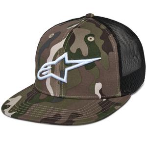 Czapka Alpinestars Corp w kolorze zielonym, kamuflażowo-czarnym