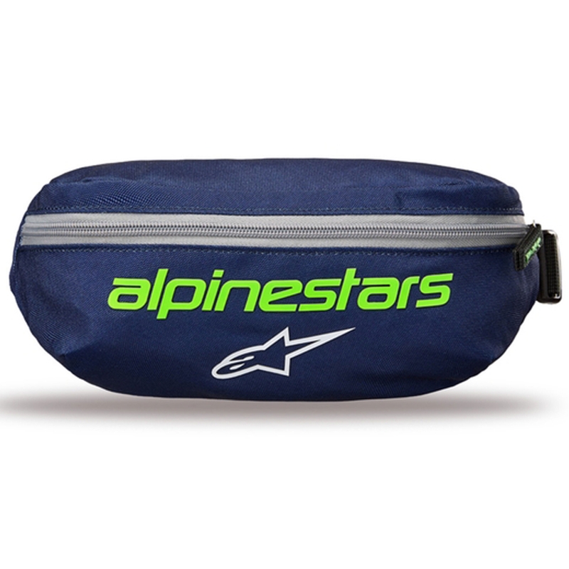 Torba biodrowa Alpinestars Only Linear 2L niebiesko-zielona