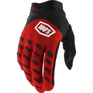Rękawice motocrossowe dziecięce 100% Airmatic czerwono-czarne