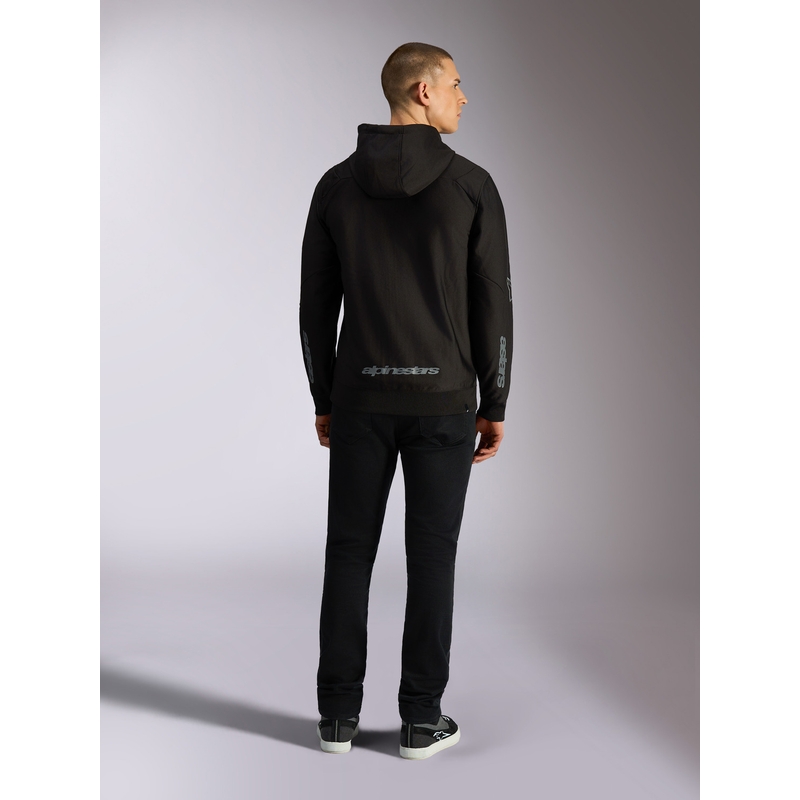 Bluza z kapturem Alpinestars Sessions 3 czarno-szara