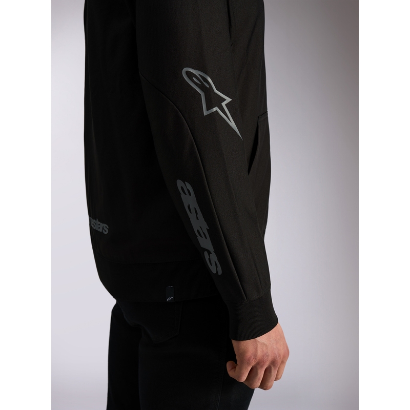 Bluza z kapturem Alpinestars Sessions 3 czarno-szara