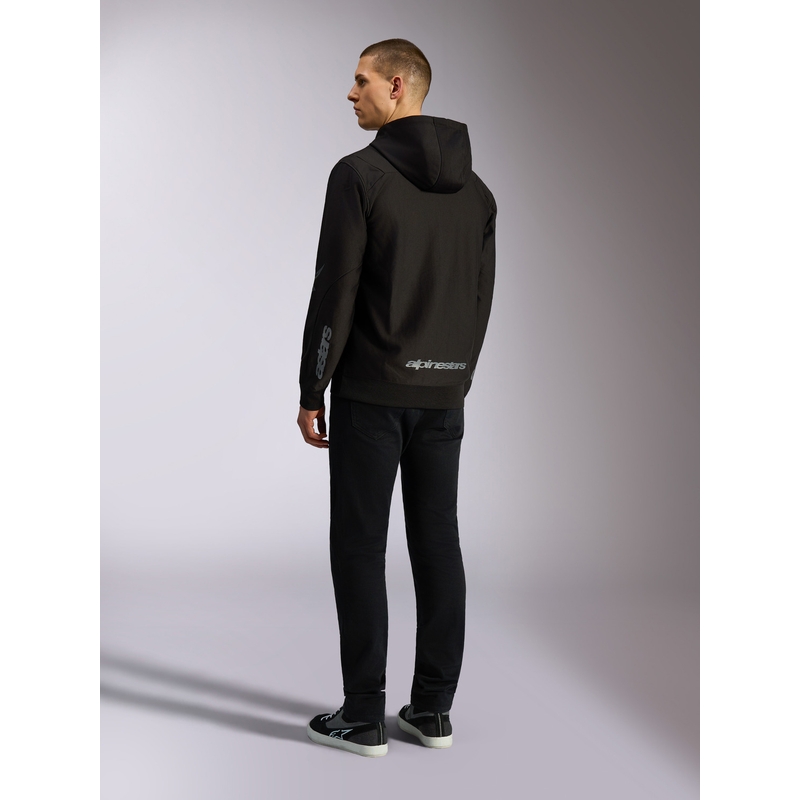 Bluza z kapturem Alpinestars Sessions 3 czarno-szara