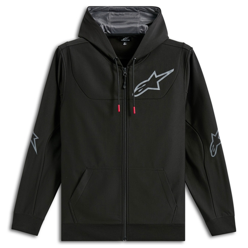 Bluza z kapturem Alpinestars Sessions 3 czarno-szara