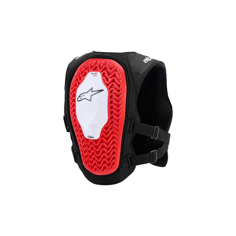 Kamizelka z poduszką powietrzną Alpinestars TECH-AIR®MX Plasma w kolorze biało-czarno-czerwonym
