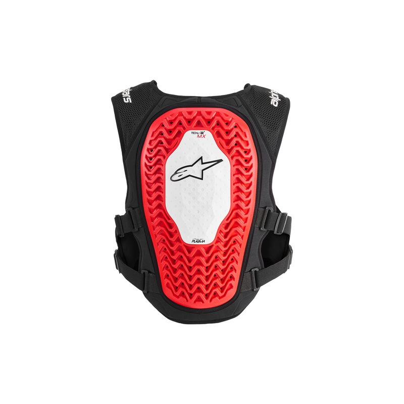 Kamizelka z poduszką powietrzną Alpinestars TECH-AIR®MX Plasma w kolorze biało-czarno-czerwonym