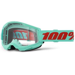 Gogle motocrossowe 100% STRATA 2 New Maupiti (przezroczyste pleksi)