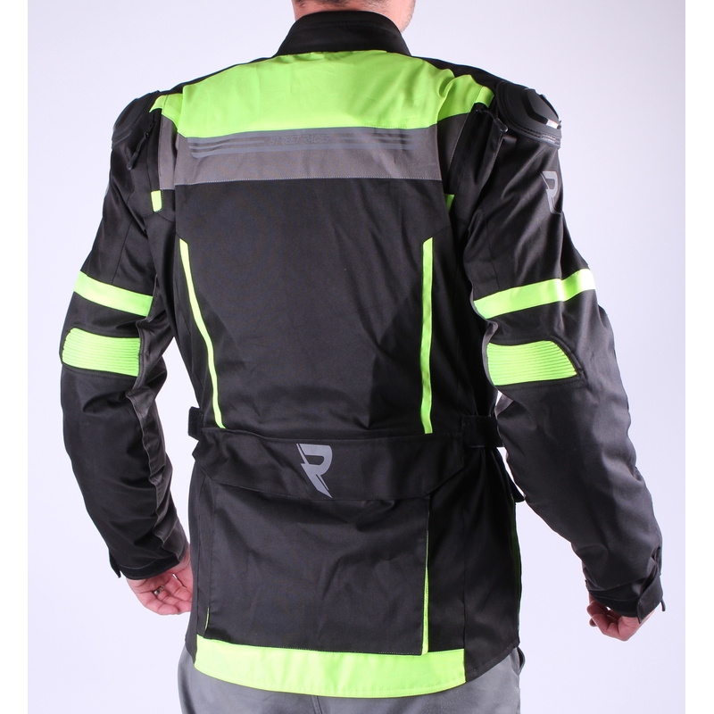 Kurtka motocyklowa Street Racer Blow czarno-fluo żółta wyprzedaż