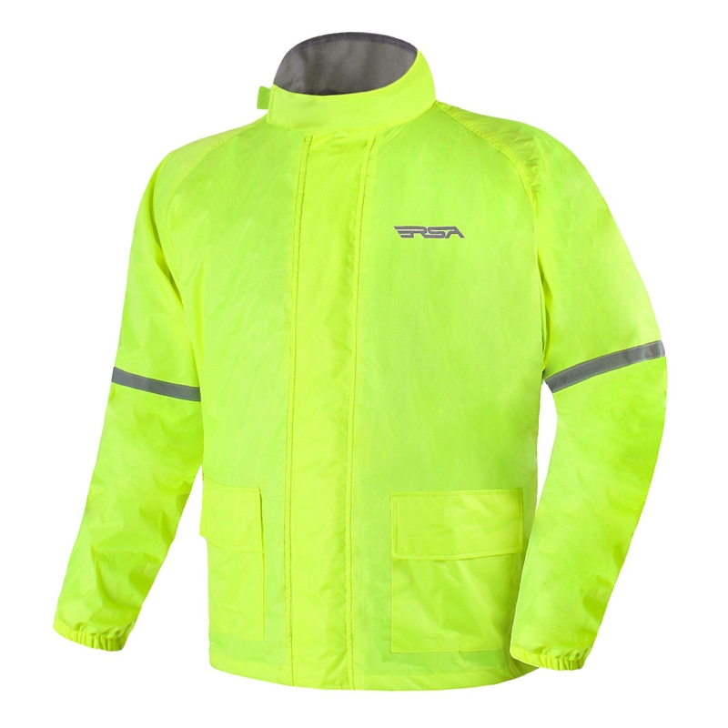 Kurtka przeciwdeszczowa RSA Insta fluo żółta wyprzedaż