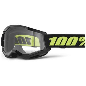 Gogle motocrossowe 100% STRATA 2 New Solar (przezroczyste pleksi)
