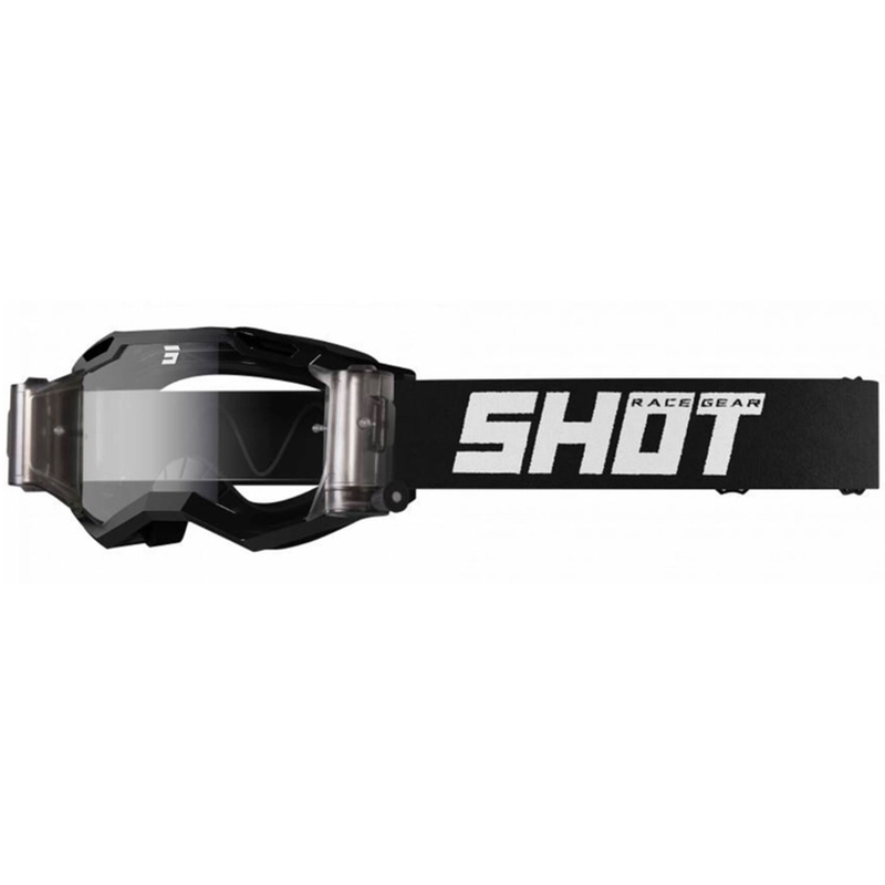 Gogle motocrossowe Shot Assault 2.0 Solid Roll-Off czarne.