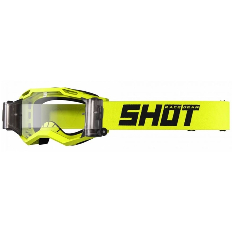 Gogle motocrossowe Shot Assault 2.0 Solid Roll-Off fluo yellow