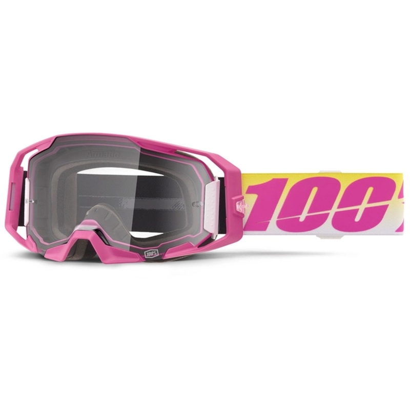 Gogle motocrossowe 100% ARmatic Sellars z przezroczystą plexi