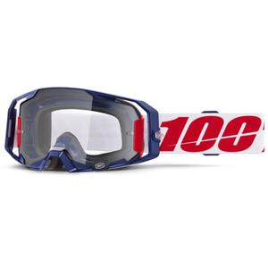 Gogle motocrossowe 100% ARmatic Mach Z z przezroczystą plexi