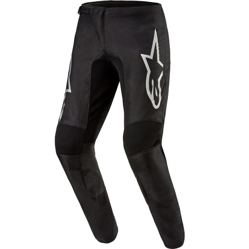Spodnie motocrossowe Alpinestars Fluid Graphite czarno-srebrne