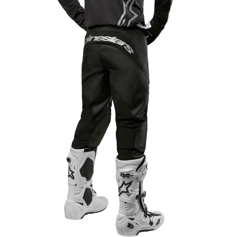 Spodnie motocrossowe Alpinestars Fluid Graphite czarno-srebrne