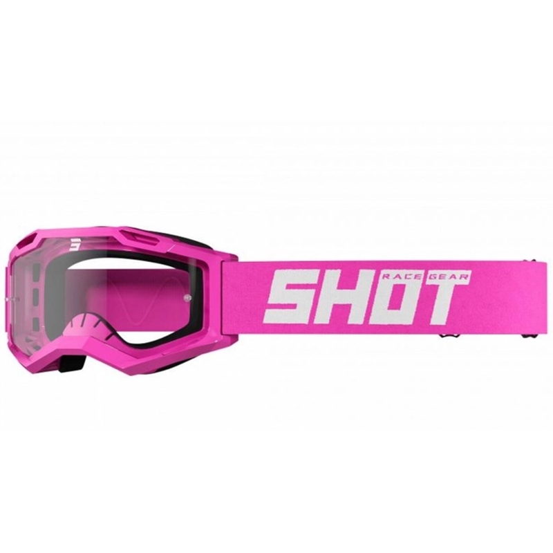 Gogle motocrossowe Shot Assault 2.0 Solid fluo pink.