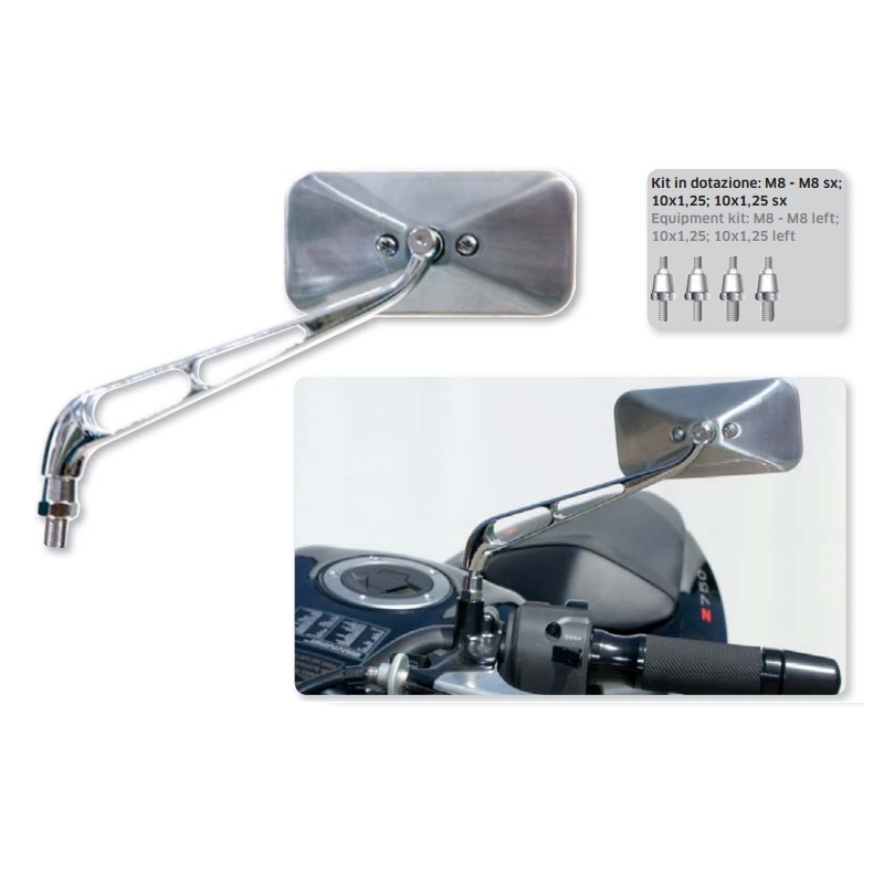 Lusterka na moto uniwersalne FAR 6023
