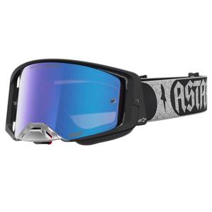 Gogle motocrossowe Alpinestars Supertech Atrox czarno-srebrne