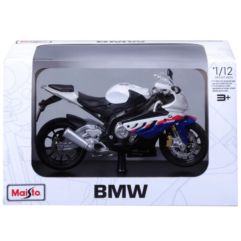 Model motocykla Maisto BMW S 1000 RR w skali 1:12