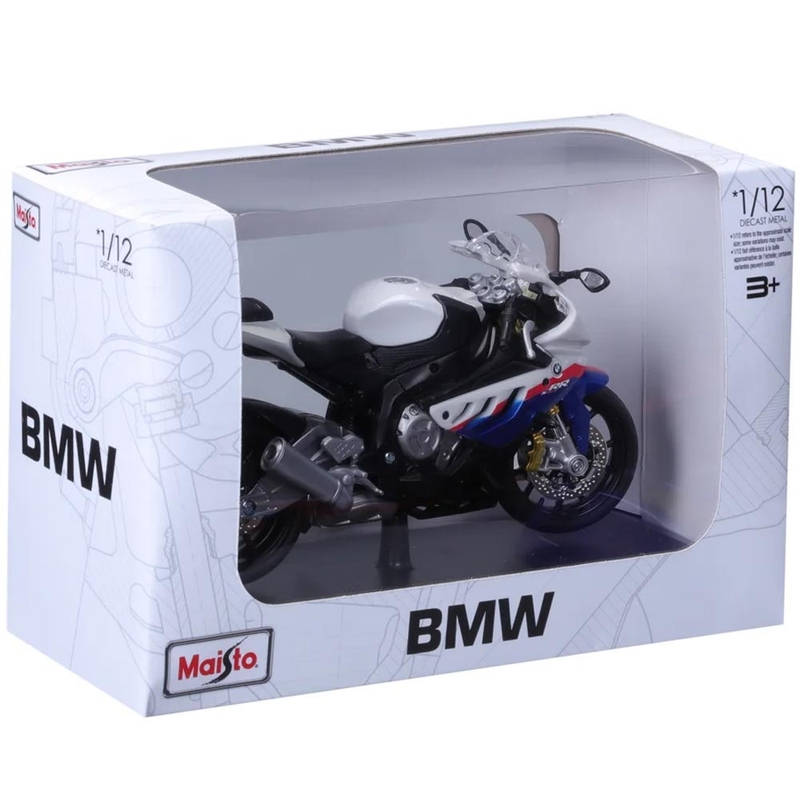 Model motocykla Maisto BMW S 1000 RR w skali 1:12