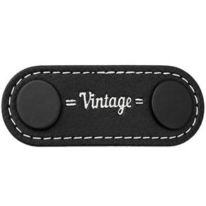 Zatyczki mechanizmu z pleksiglasu do kasku Nox Heritage, czarne, 2 szt.