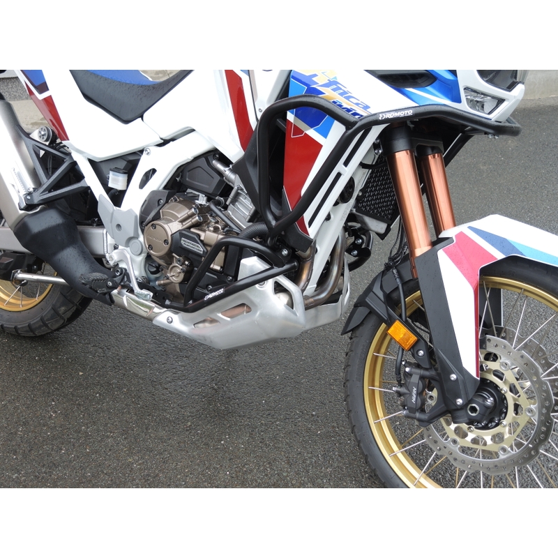 Engine guards RDMOTO black upper + lower for HONDA CRF 1100 L Africa Twin 2020-2023